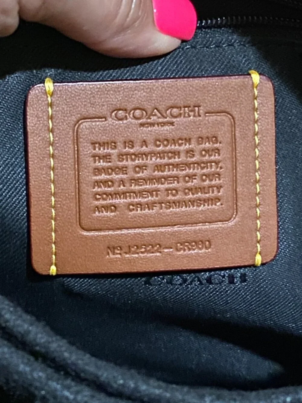 Coach Bella Small Satchel Black Pebbled Leather